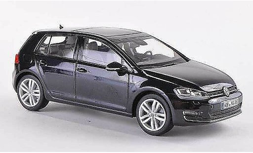 Volkswagen Golf Base 1/43 Herpa negro 5-Turer 2013 coche miniatura