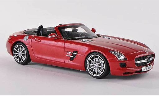 Mercedes SLS Roadster 1/43 Schuco AMG rojo coche miniatura