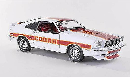 Ford Mustang Cobra II 1/18 Greenlight MKII blanco/rojo coche miniatura