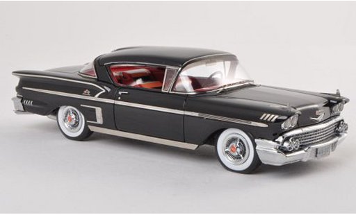 Chevrolet Bel Air Coupe 1/43 Neo 1958 Impala 2-Door Hardtop negro coche miniatura