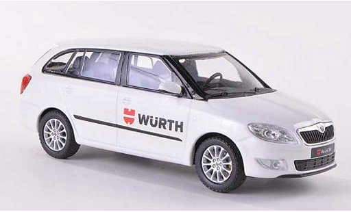 Skoda Fabia II 1/43 Abrex Combi Wurth coche miniatura