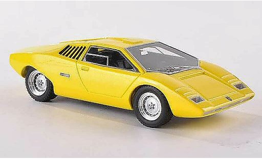 Lamborghini Countach LP 500 1/43 Look Smart Prototipo amarillo 1971 coche miniatura