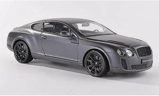 Bentley Continental Supersports 1/18 Welly mate antracita LHD coche miniatura