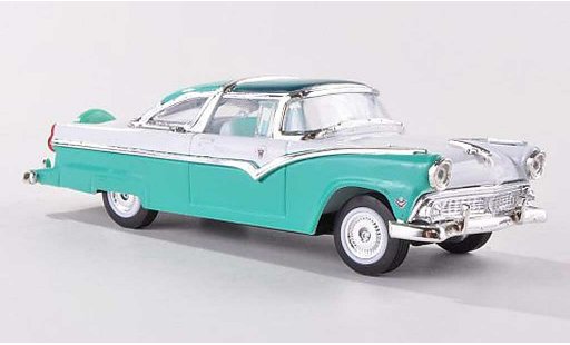 Ford Crown Victoria 1/43 Yat Ming verde/blanco 1955 coche miniatura