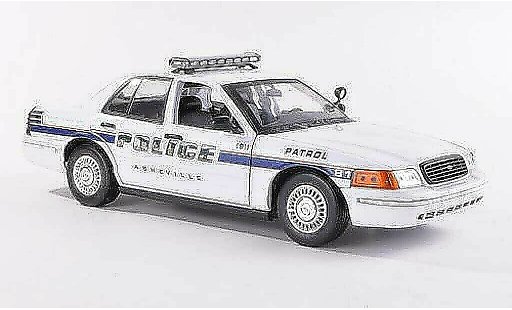 Ford Crown Police Interceptor 1/18 Motormax Asheville Polic&iacute;a (USA) coche miniatura