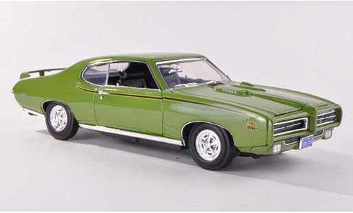 Pontiac GTO The Judge 1/18 Motormax verde 1969 coche miniatura