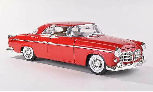 Chrysler 300C Hardtop 1/18 Motormax rojo 1955 coche miniatura