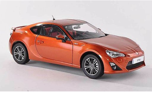 Toyota 86 2012 1/18 Century Dragon GT naranja coche miniatura