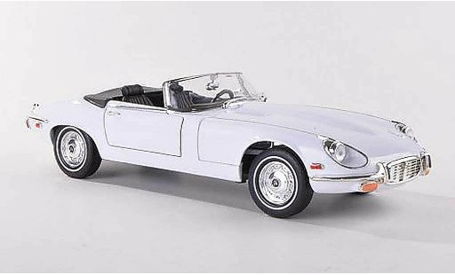 Jaguar E-Type 1971 1/18 Yat Ming blanco LHD coche miniatura