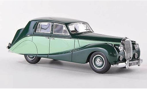 Daimler DB18 Berline 1/43 Matrix Hooper Empress verde RHD 1951 coche miniatura