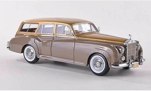 Rolls Royce Silver Cloud Base 1/43 Matrix Harold Radford SC biens dore/-brun LHD 1959 coche miniatura
