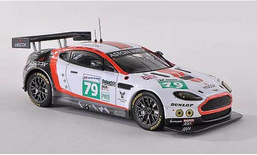 Aston Martin V8 vantage 1/43 IXO No.79 Hiscox 24h Le Mans 2011 Hancock/Dolan/Buncombe coche miniatura