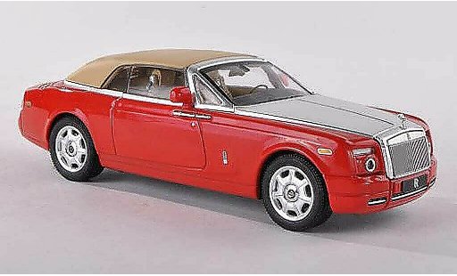 Rolls Royce Phantom 2007 1/43 IXO Drophead Coupe rojo/gris/beige ferme coche miniatura