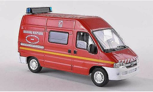 Peugeot Boxer Base 1/43 Solido Secours routier Indre pompiers (F) coche miniatura