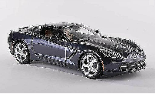 Chevrolet Corvette Stingray 1/43 Maisto C7 (C7) negro-azul coche miniatura