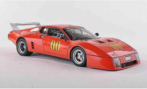 Ferrari 512 BB LM 1/18 BBR Models No.00 Copa de Oro Racing naranjarojo 1979 coche miniatura