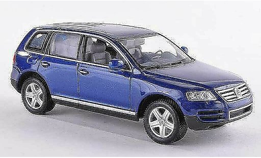 Volkswagen Touareg Base 1/43 Minichamps azul 2002 coche miniatura
