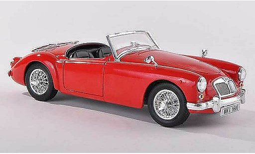 MG MGA Base 1/18 Revell A Roadster rojo capota liegt avec coche miniatura