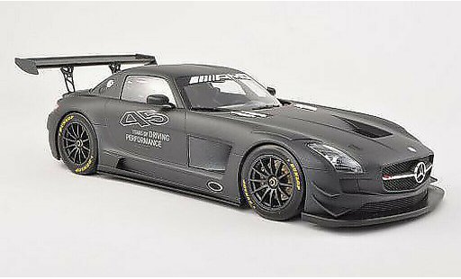 Mercedes SLS GT3 1/18 Minichamps AMG 45 Years of Driving Performance lumineuses-negro 2013 coche miniatura