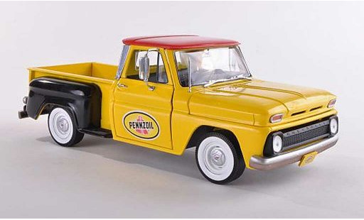 Chevrolet C-10 Pickup 1/18 Greenlight Stepside Pennzoil 1965 coche miniatura