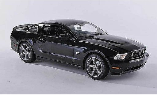 Ford Mustang GT 1/18 Greenlight negro coche miniatura