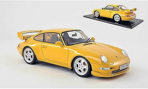 Porsche 911 RS 1/18 GT Spirit Carrera Clubsport amarillo coche miniatura