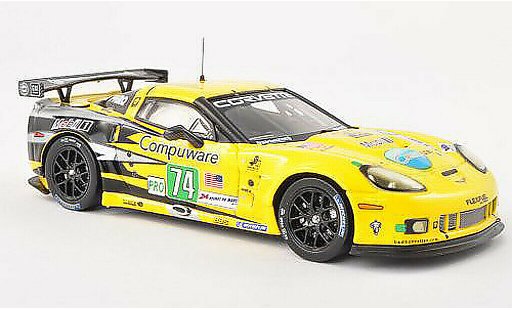 Chevrolet Corvette ZR1 1/43 IXO C6 No.74 24h Le Mans 2011 O.Garvin/J.Magnussen/R.Westbrook coche miniatura