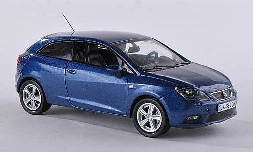 Seat Ibiza SC 1/43 Seat negro-azul 2013 coche miniatura