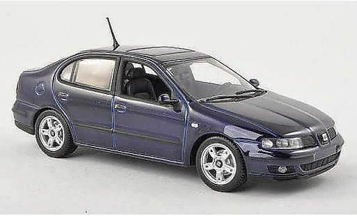 Seat Toledo Base 1/43 Minichamps negro-azul coche miniatura