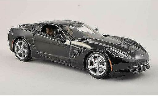 Chevrolet Corvette Stingray 1/18 Maisto C7 (C7) negro coche miniatura