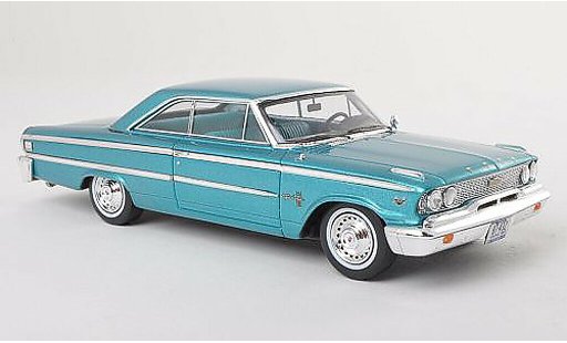 Ford Galaxy 500 1/43 Spark turquesa modele special MCW L.E.300 1963 coche miniatura