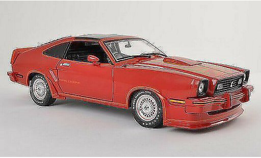 Ford Mustang King Cobra 1/18 Greenlight II rojo/gris coche miniatura