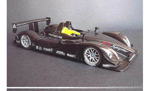 Porsche RS Spyder 1/18 Autoart presentation 07 carbone coche miniatura