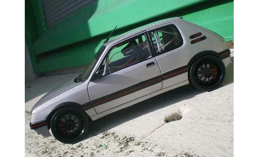 Peugeot 205 GTI 1/18 Solido JSO tct coche miniatura