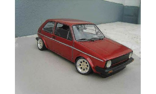 Volkswagen Golf GTI 1/18 Solido rouge mk1 1982 grands feux coche miniatura
