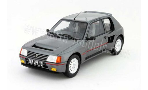 Peugeot 205 Turbo 16 1/18 Ottomobile t16 serie 200 gris 1984 coche miniatura