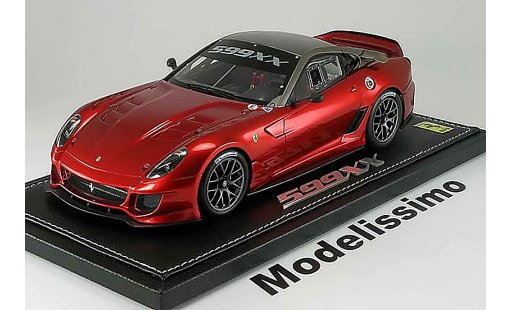 Ferrari 599 XX 1/18 BBR Models race version 2009 rojo coche miniatura