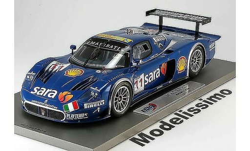 Maserati MC12 Base 1/18 BBR Models no.11 fia gt bertolini piccini 2007 coche miniatura