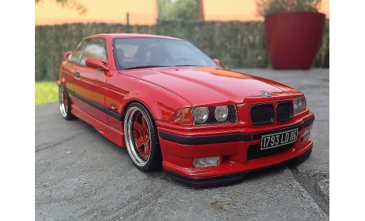 Bmw M3 ltw 1/18 Ottomobile E36 Light Weight rojo coche miniatura