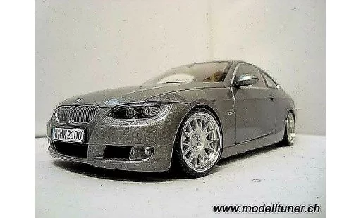 Bmw 330 coupe 1/18 Kyosho E92 gris coche miniatura