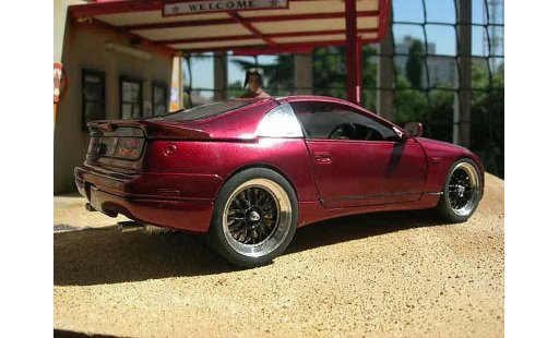 Nissan 300 ZX 1/18 Kyosho rojo coche miniatura