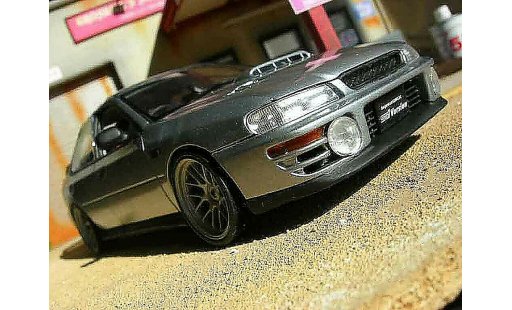 Subaru Impreza STI 1/18 Autoart GT Turbo wrx gris coche miniatura