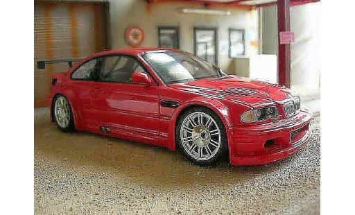 Bmw M3 coupe 1/18 Minichamps GTR E46 rojo coche miniatura