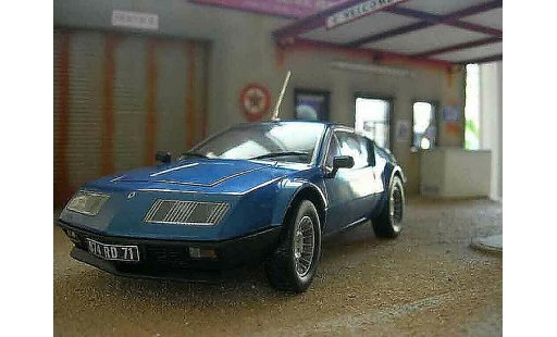 Alpine A310 rallye 1/18 Norev azul coche miniatura