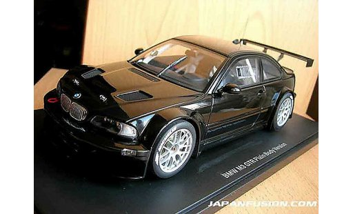 Bmw M3 coupe 1/18 Autoart GTR E46 plain body version negro coche miniatura