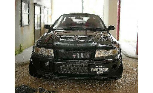 Mitsubishi Lancer Evolution VI 1/18 Autoart tommi makinen edition negro coche miniatura