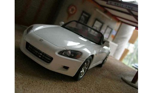 Honda S2000 Base 1/18 Autoart blanco coche miniatura