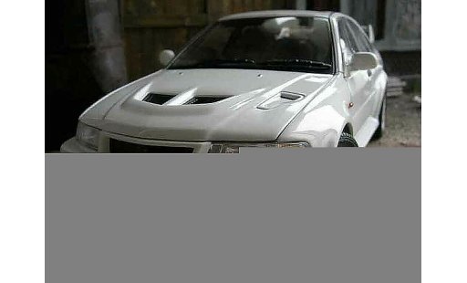 Mitsubishi Lancer Evolution VI 1/18 Autoart makinen edition blanco coche miniatura