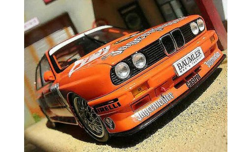 Bmw M3 coupe 1/18 Minichamps DTM E30 team linder #18 hahne jagermeister coche miniatura