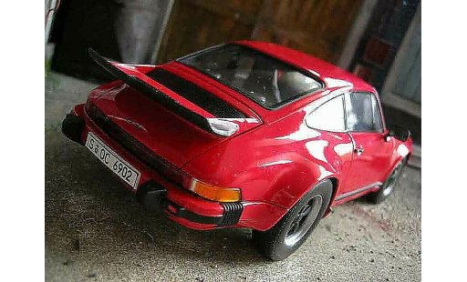 Porsche 911 Turbo 1/18 Norev 3.0 rojo coche miniatura